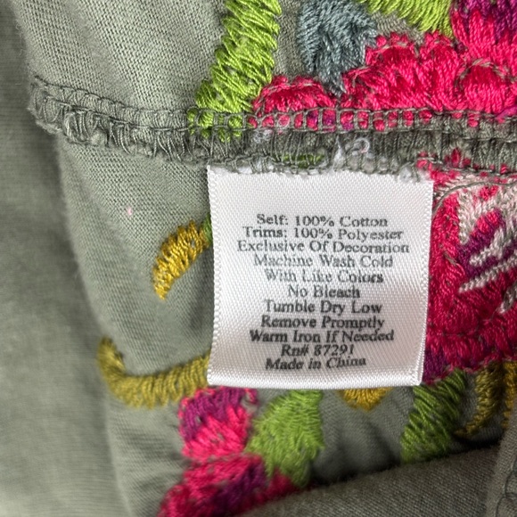 Johnny Was- Button up embroidered Cardigan- Small- Like New!! - Picture 6 of 6